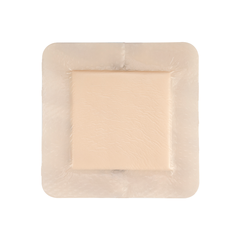SiliGentle - Silicone Bordered Foam Dressing, 4" x 4" - 10 pcs per Box/12 boxes per Case