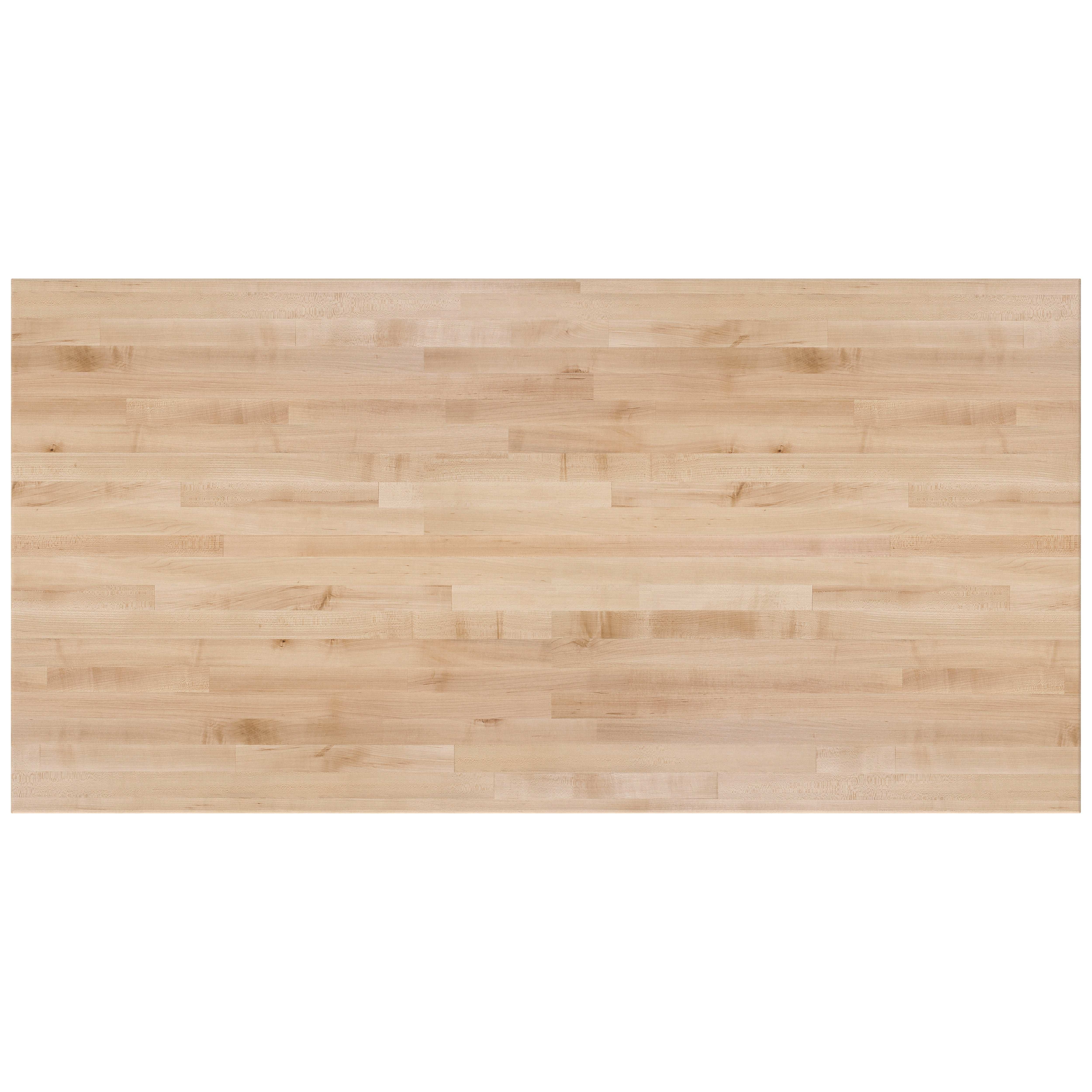 NPS® Aero-Lift Table, Signature Frame, 30" x 60", Butcherblock Top, Surface Color: Maple, Frame Color: Black
