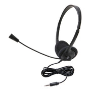 Lightweight Personal Multimedia Stereo Headset with "To Go" Plug