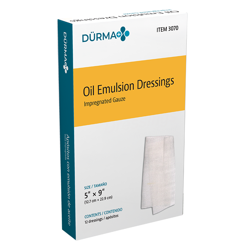 Oil Emulsion Dressing, 5" x 9"- 12 pcs per Box/6 Boxes per Case