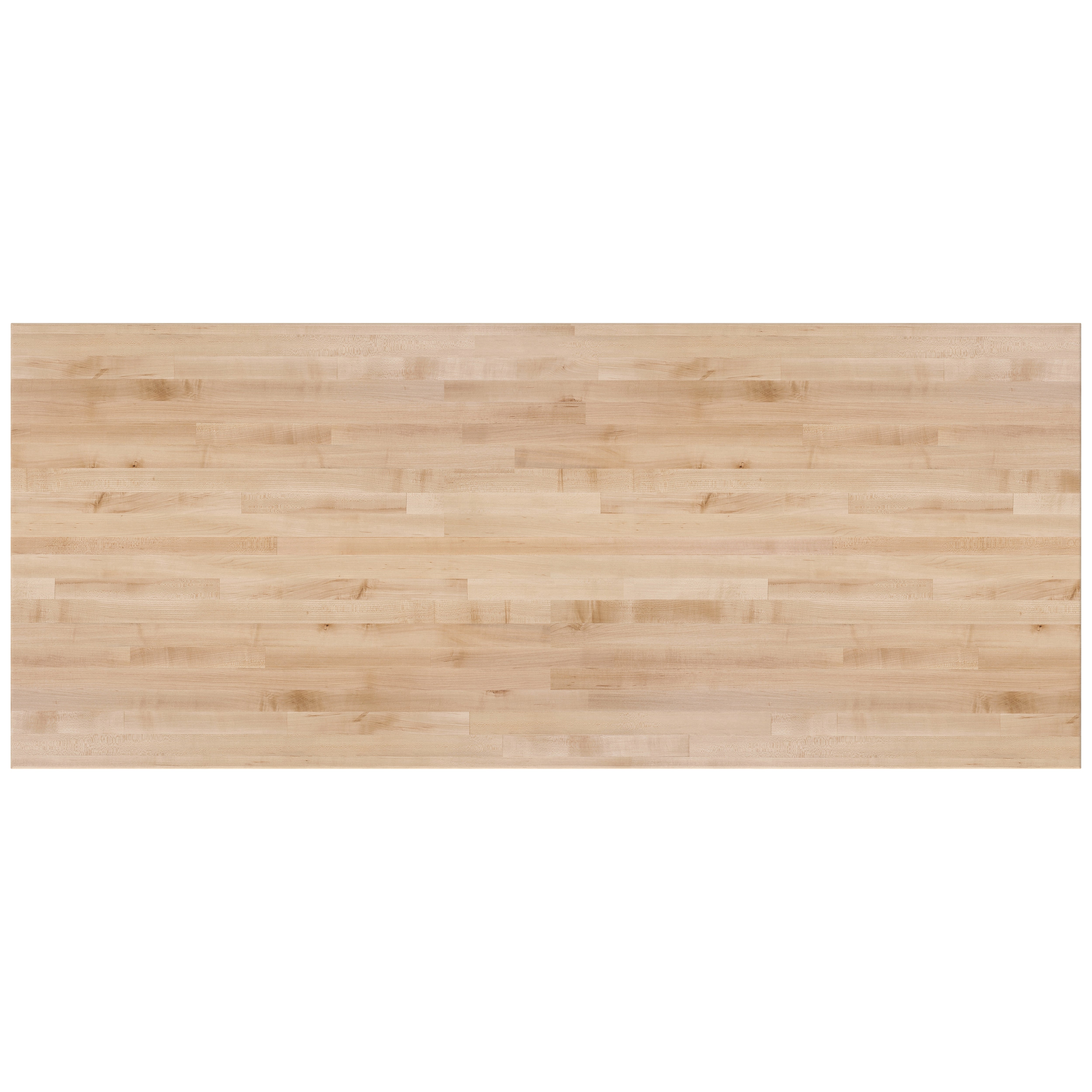 NPS® Aero-Lift Table, Wood Frame, 30" x 72", Butcherblock Top, Surface Color: Maple, Frame Color: Black (Optional Book Compartment Add On)