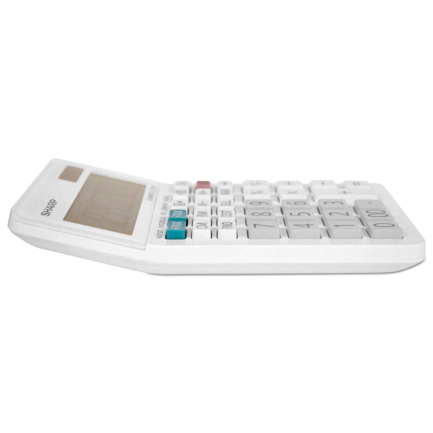 4-Key Memory, Sign Change, Backspace Key, Auto Power Off, Double Zero - 10 Digits - LCD - 1.1" Height x 3.8" Width x 5.9" Depth - White - Desktop - 1 Each