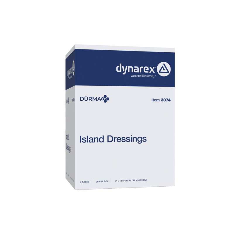 Island Dressing Sterile, 4" x 13 3/4" - 25 pcs per Box/6 Boxes per Case