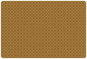 KIDSoft Comforting Circles Tonal Solid Rug  - 4ft x 6ft - Rectangle - Brown Tan