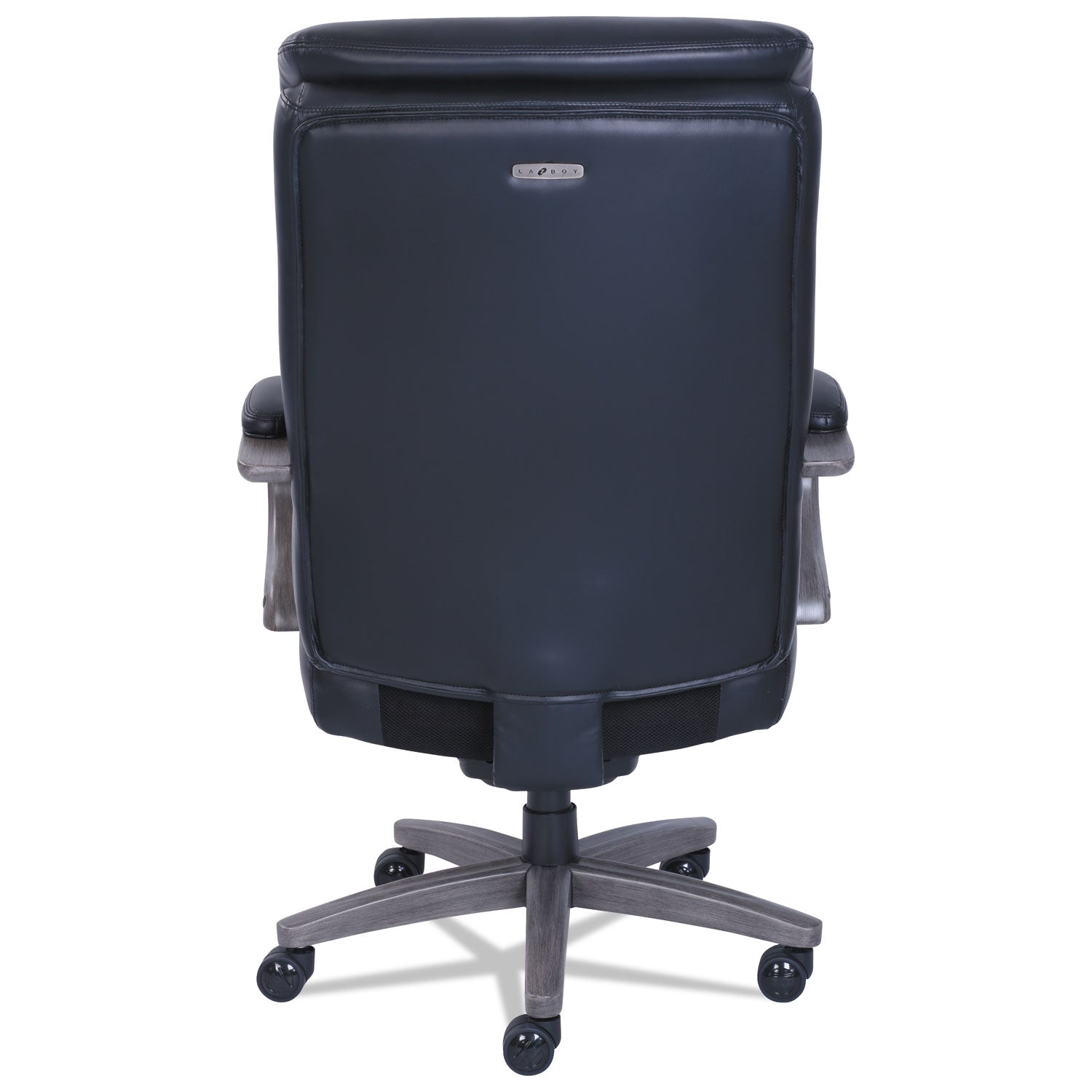 La-Z-Boy ComfortCore Chair - Black Seat Color - Memory Foam Seat Material - Black Back Color - Black - Bonded Leather - Armrest - 1 Each