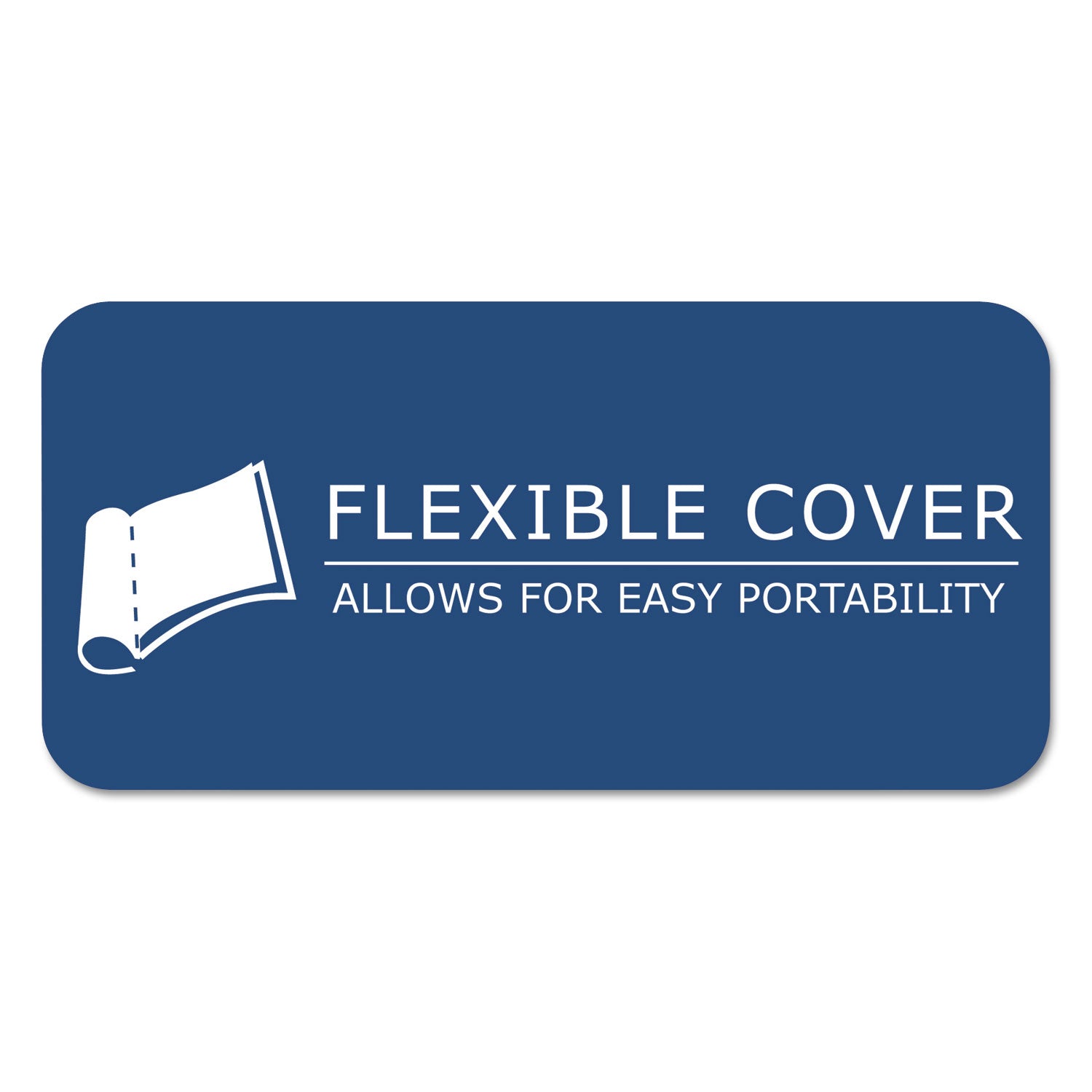 Roaring Spring Wide Ruled Flexible Cover Composition Book, 8.5" x 7", 20 Sheets, 40 Pages, Manila Cover, Sewn/Tapebound, 1 Each