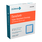 DynaSorb - Super Absorbent Dressing, Self-Adherent, 4" x 4" - 10 pcs per Box/12 boxes per Case