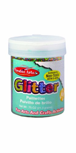 Creative Arts by Charles Leonard Glitter  3/4 Ounce Bottle  Multi-Color (41700)