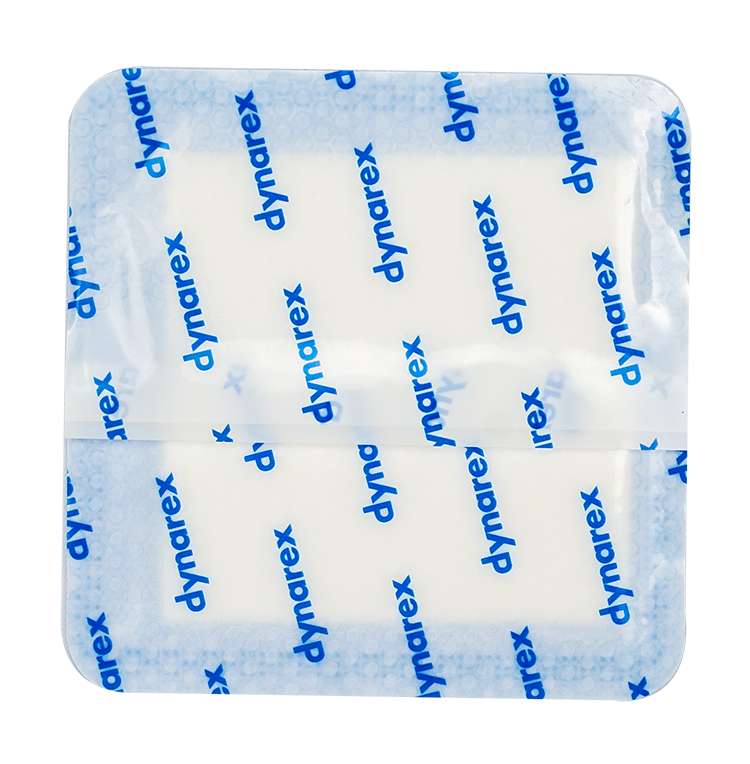 DynaSorb - Super Absorbent Dressing, Self-Adherent, 4" x 4" - 10 pcs per Box/12 boxes per Case