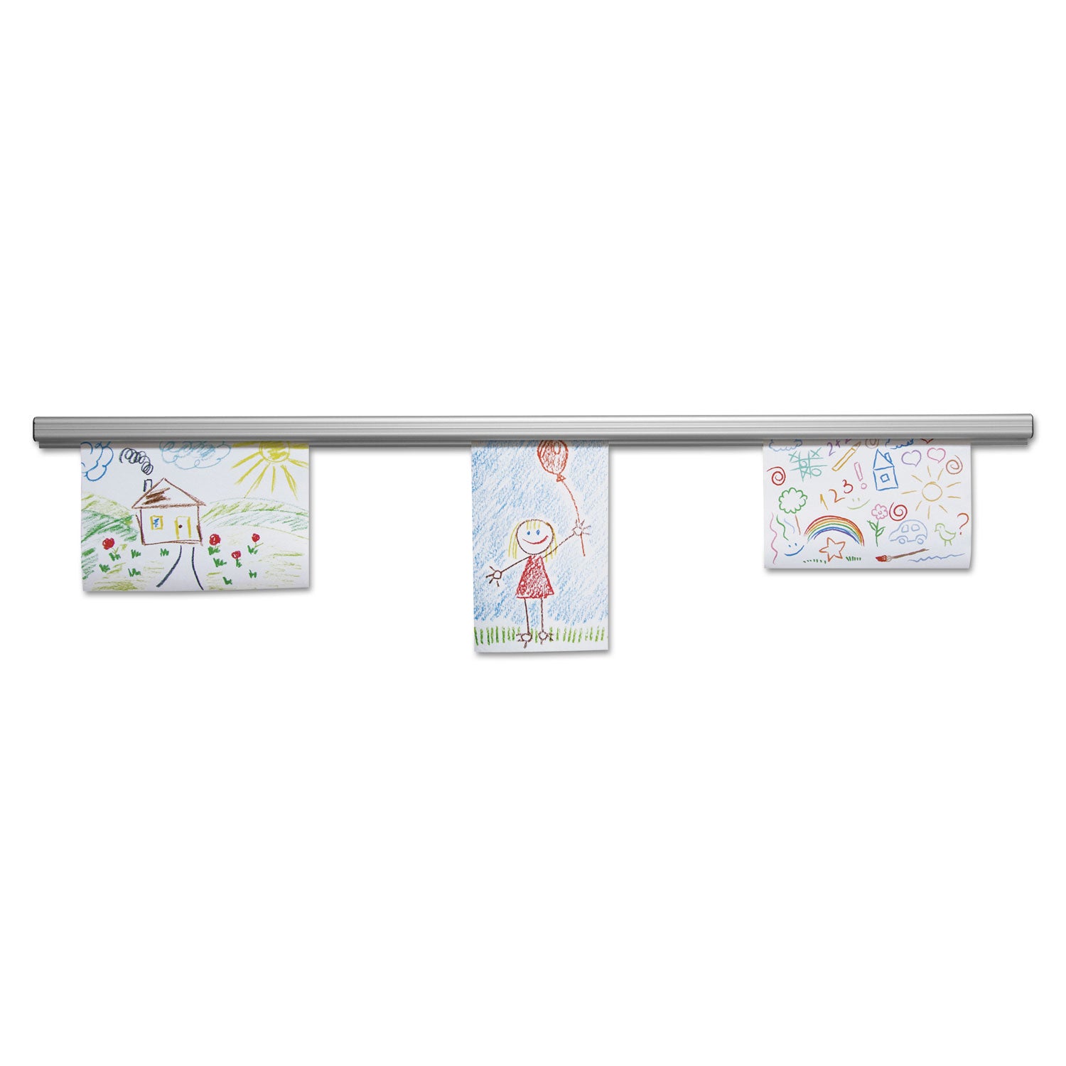 Display Rail, 12 Inch, Satin, Large Size