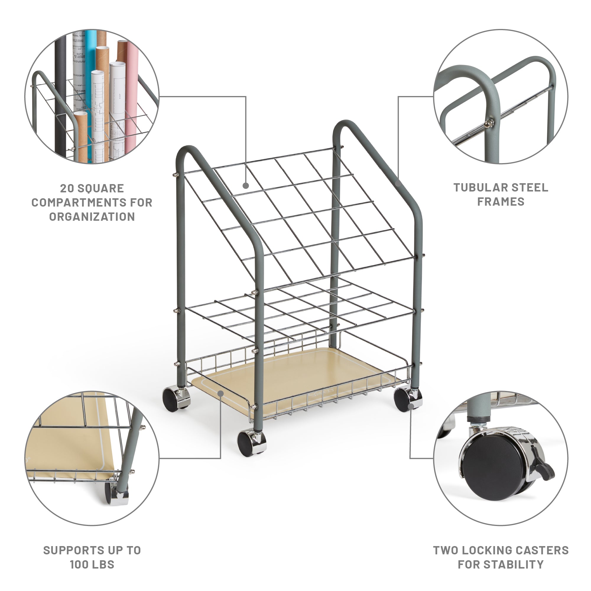 Roll File Wire 20 Slot