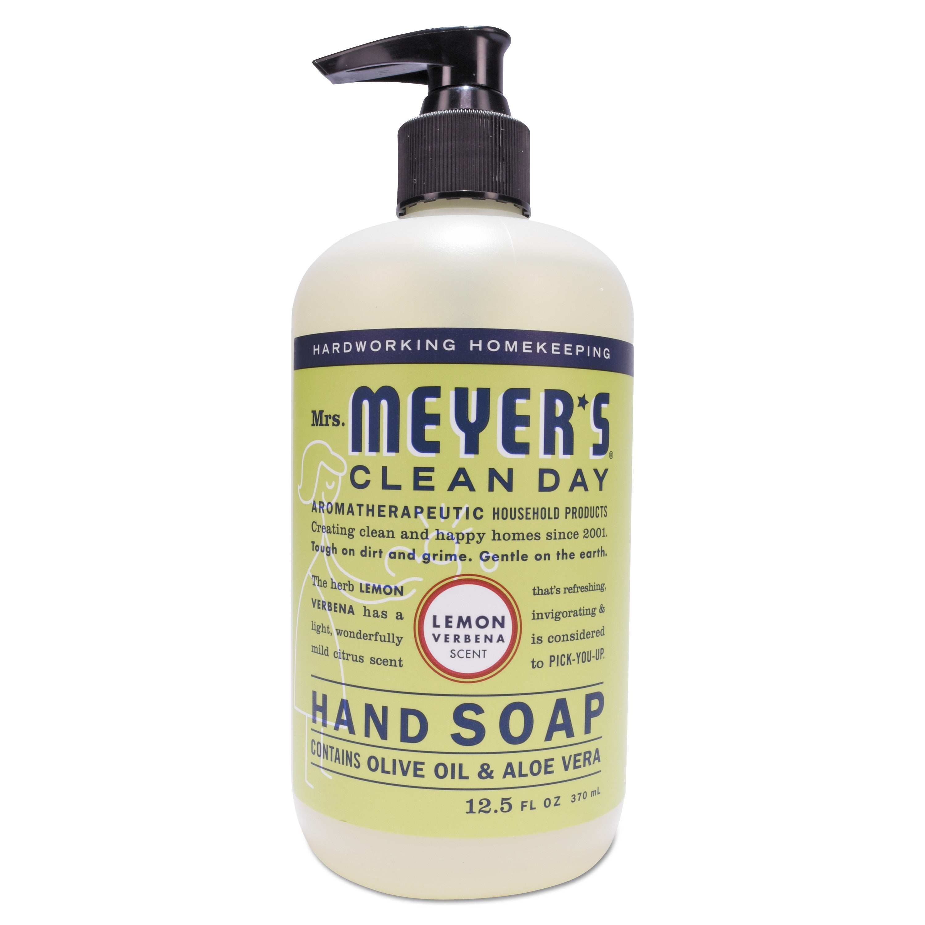 Clean Day Liquid Hand Soap, Lemon Scent, 12.5 Oz, 6/Carton