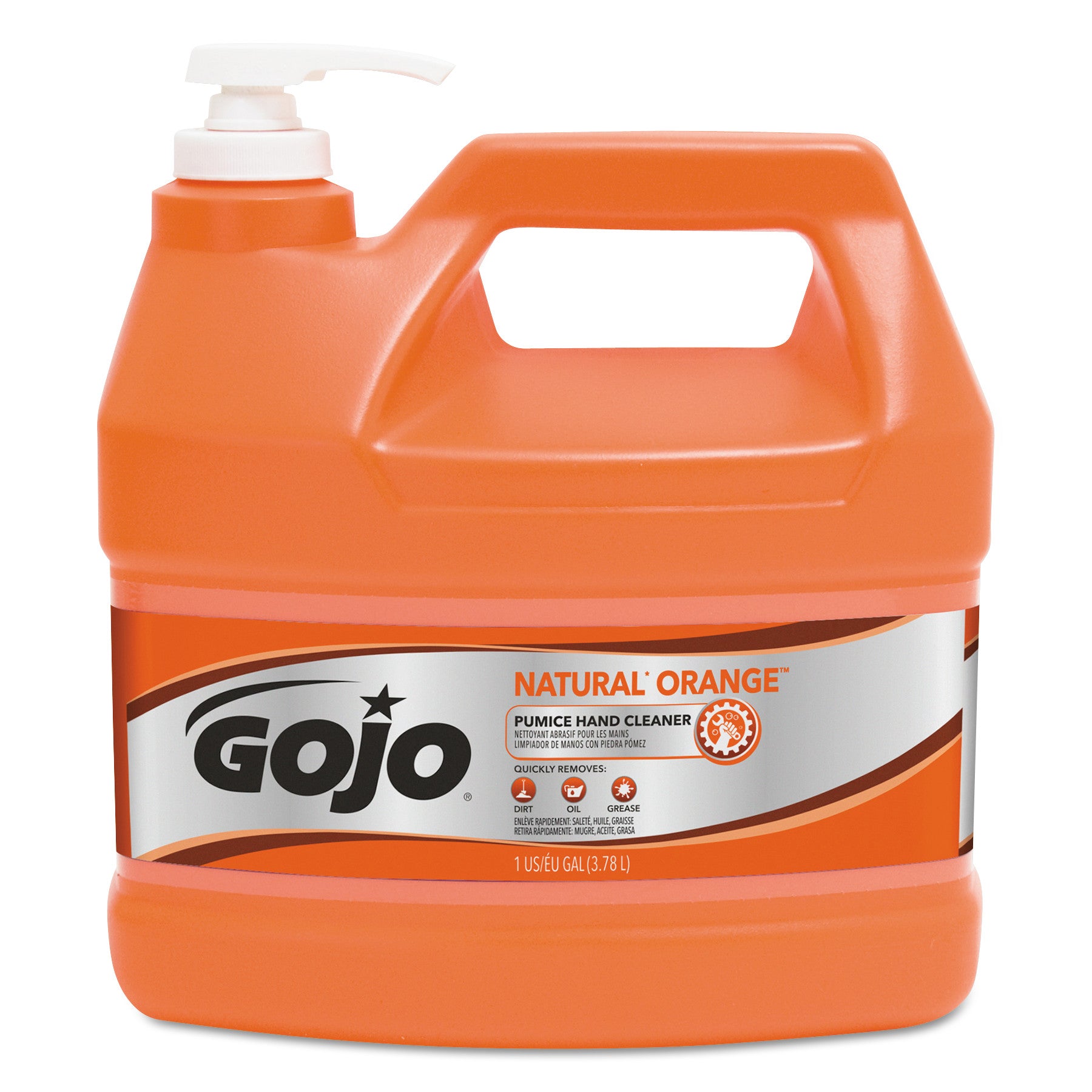 NATURAL ORANGE Pumice Hand Cleaner, Citrus Scent, 1 gal Bottle