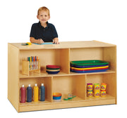 Jonti-Craft® Double-Sided Island – Single + 20 Cubbie-Tray - with Colored Trays