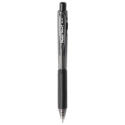 Pentel WOW! Retractable Ballpoint Pens - 1 mm Medium Pen Point - Retractable - Black Ink - Black Barrel - 1 Dozen