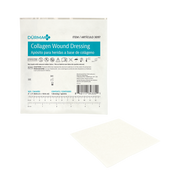 DynaCol Collagen Wound Dressing, 4” x 4” - 10 pcs per Box/10 Boxes per Case