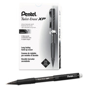 Pentel Twist-Erase Express Automatic Pencils - 0.9 mm Smoke Lead - 2HB - Refillable - 1 Dozen