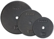 2.5 LB YORK 1" Standard Flat Pro Cast Iron Plate - Black