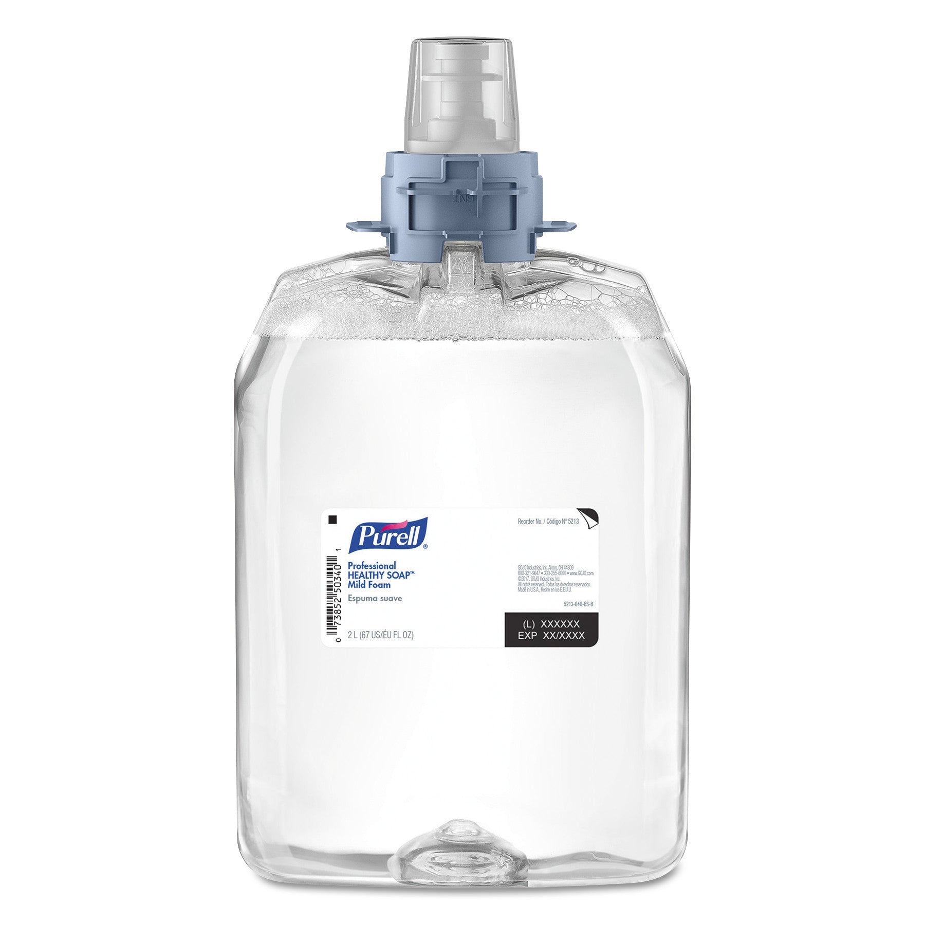 Fragrance-free Scent - 2.11 quart - Dirt Remover, Kill Germs - Hand, Skin - Moisturizing - Clear - Dye-free, Bio-based - 2 / Carton