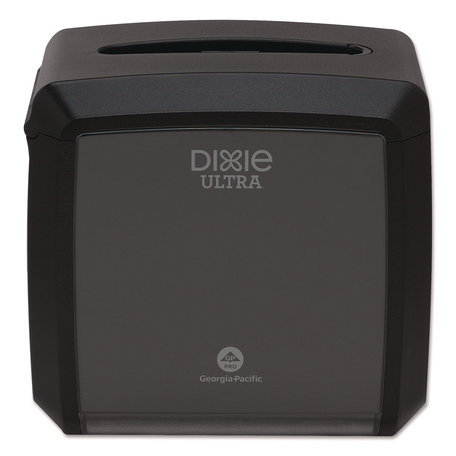 Interfolded Dispenser - 275 x Napkin - 7.2" Height x 7.6" Width x 6.1" Depth - Black - Rubber Feet, Non-slip Base, See Through Window, Slip Resistant - 1 Each