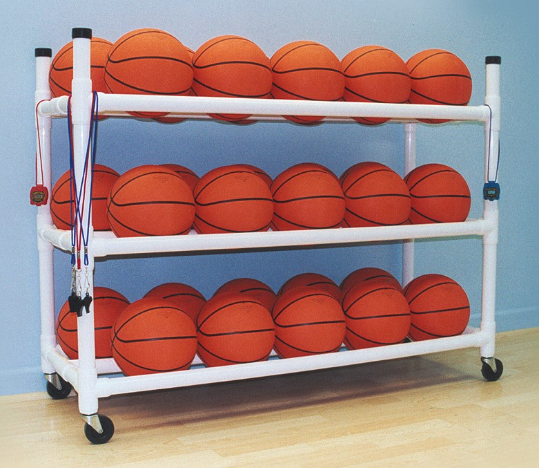 30 Basketball Cart, 54”L x 19”W x 42”H