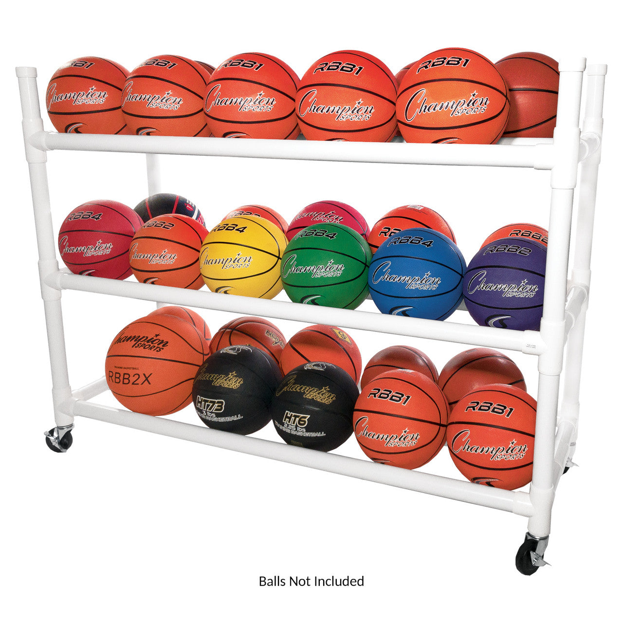 30 Basketball Heavy-Duty Cart