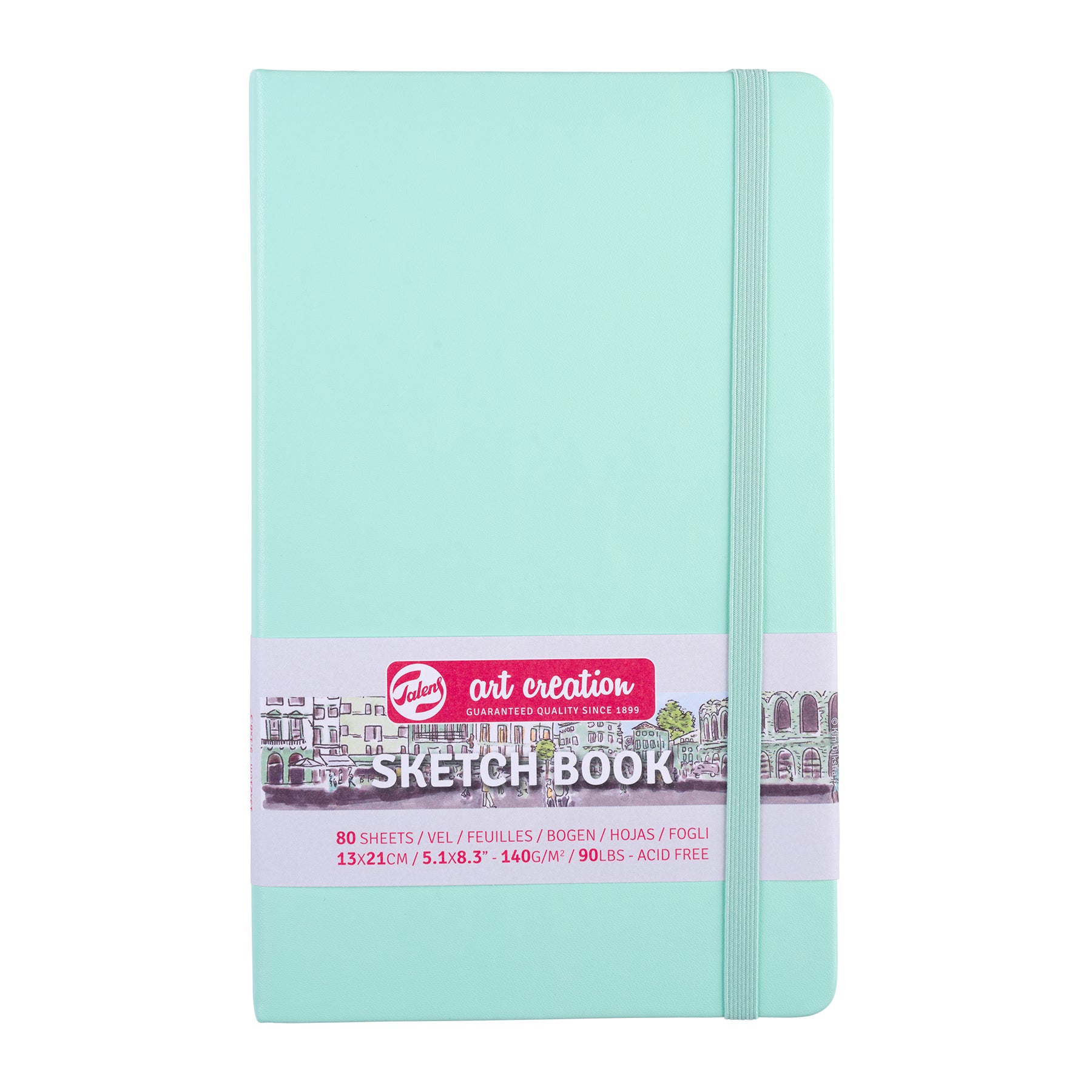 Sketchbook, 80 Sheets, 90lbs, Fresh Mint Cover, 5.1" x 8.3"