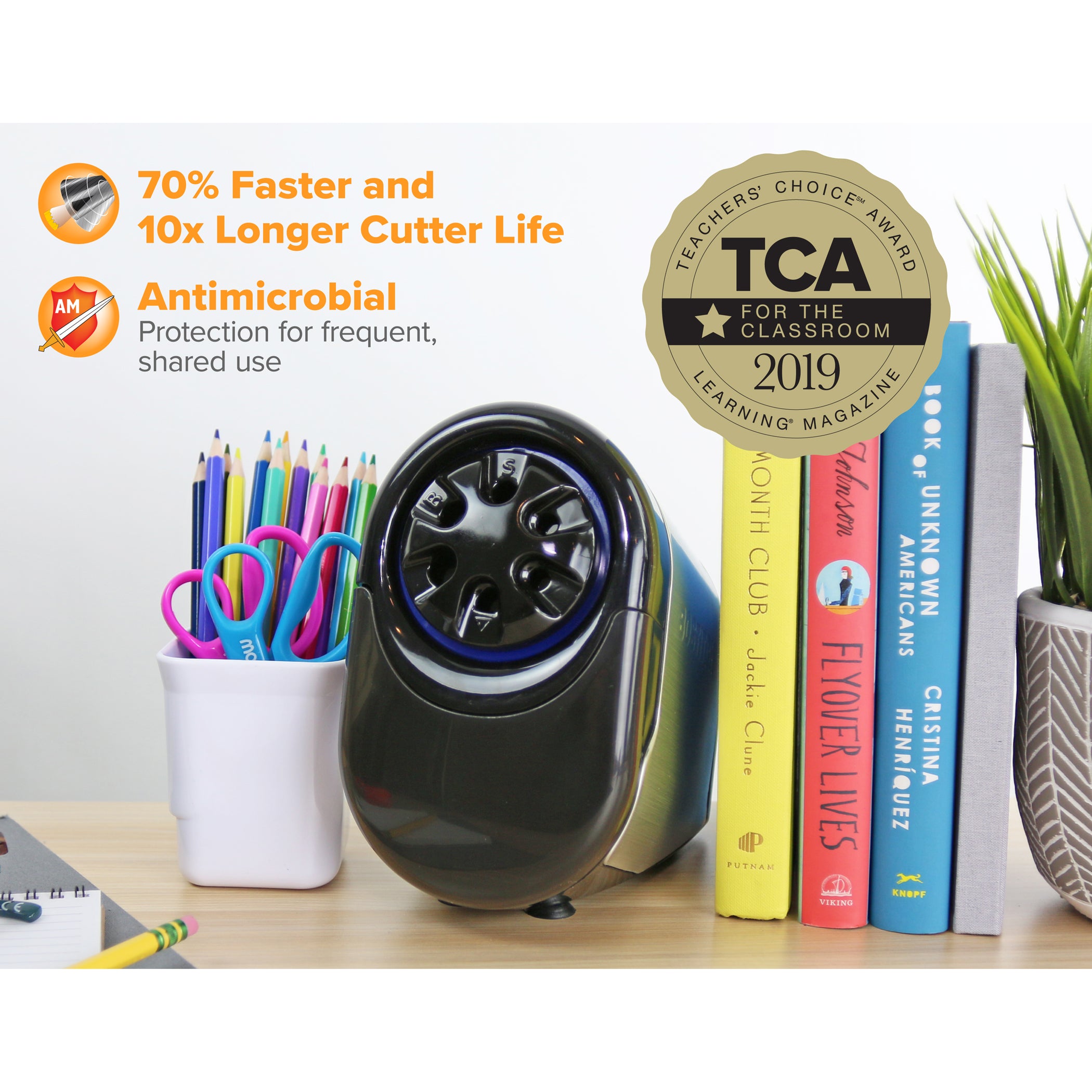 eplacement Cutter for QuietSharp Glow Antimicrobial Classroom Electric Pencil Sharpener