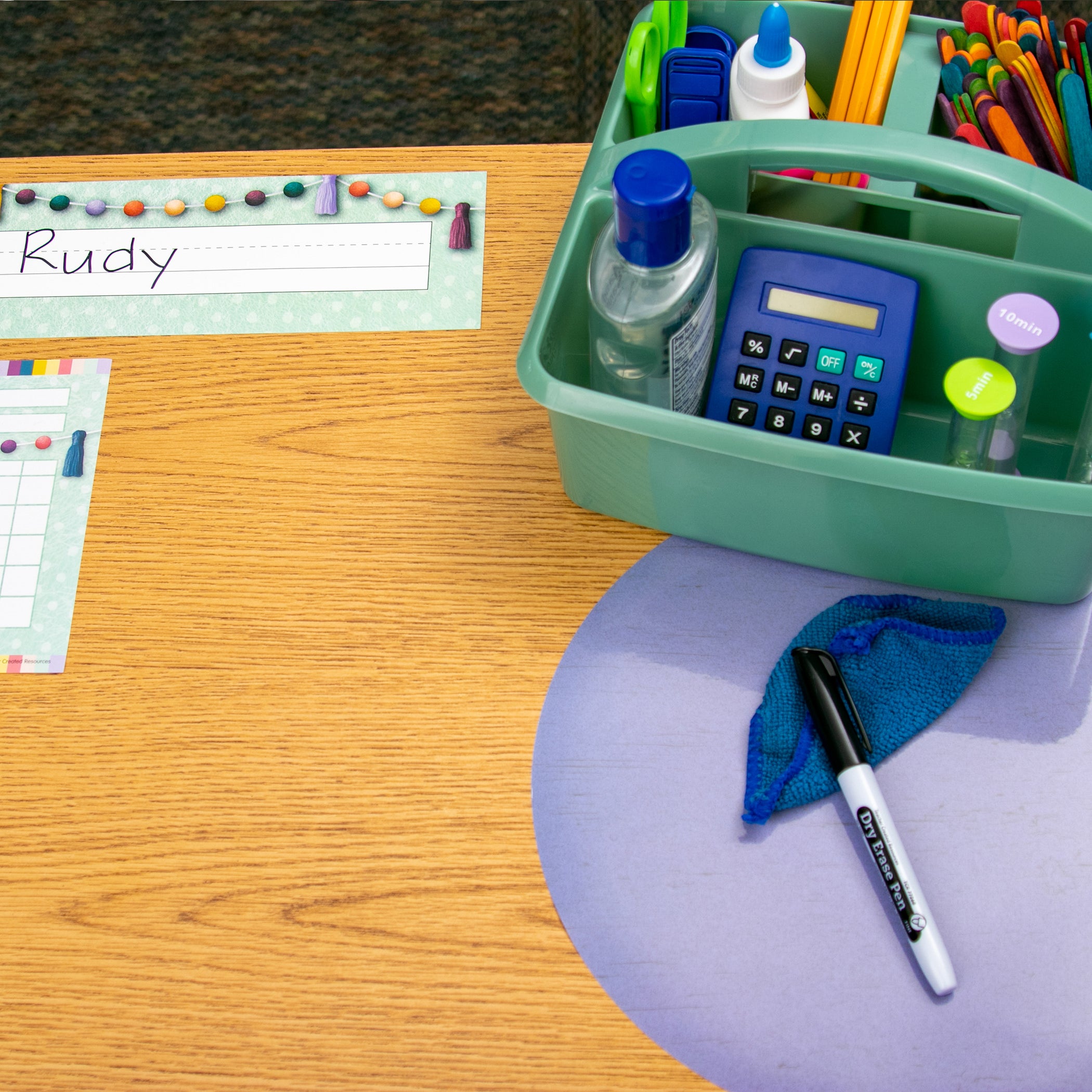 Dry-Erase Pens & Microfiber Towels