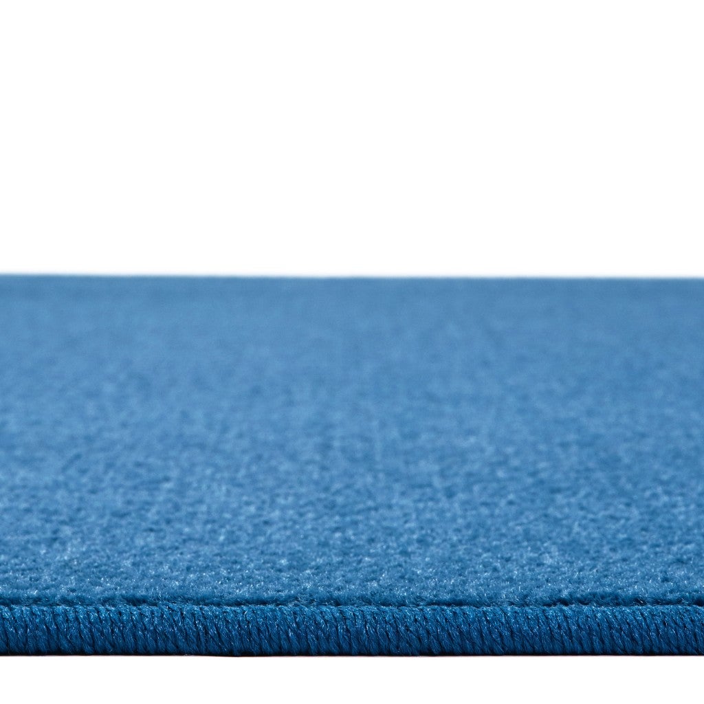 Mt Shasta Solids Collection Carpet Blue Skies  - 4ft x 6ft - Rectangle - Blue Skies