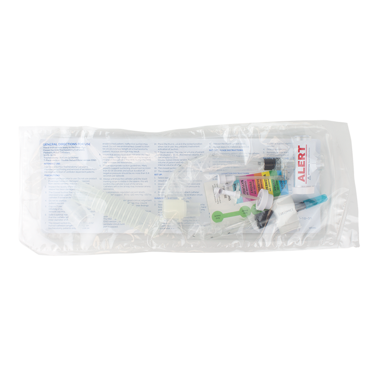 Closed Suction Tracheal Catheter w/ Double Swivel Elbow, 16FR - 10 pcs per Box/2 Boxes per Case