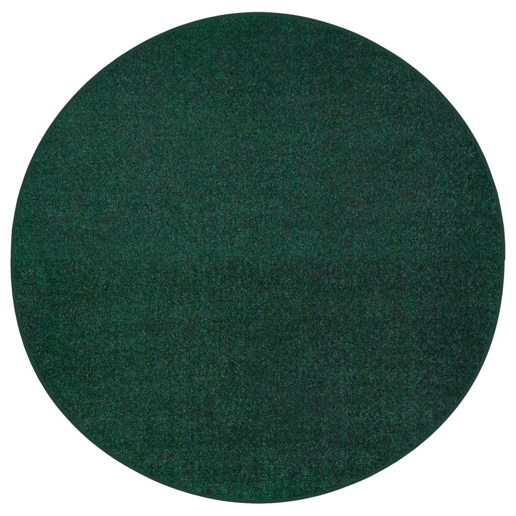 Mt St Helens Solids Collection Carpet Emerald Green - 6ft - Round - Emerald
