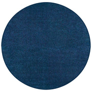 Mt St Helens Solids Collection Carpet Blueberry Blue - 6ft - Round - Blueberry