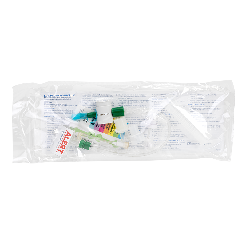 Closed Suction Tracheal Catheter w/ T-Piece, 14FR - 10 pcs per Box/2 Boxes per Case