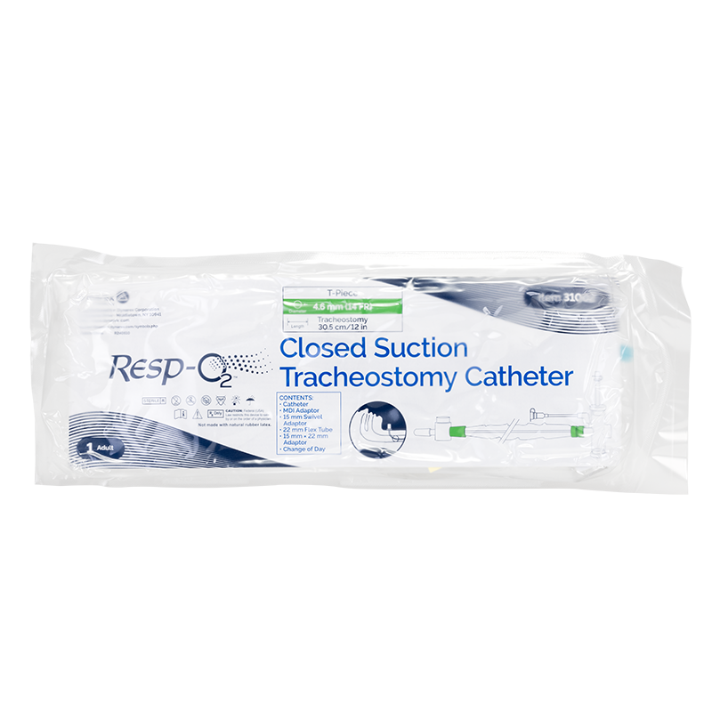 Closed Suction Tracheal Catheter w/ T-Piece, 14FR - 10 pcs per Box/2 Boxes per Case