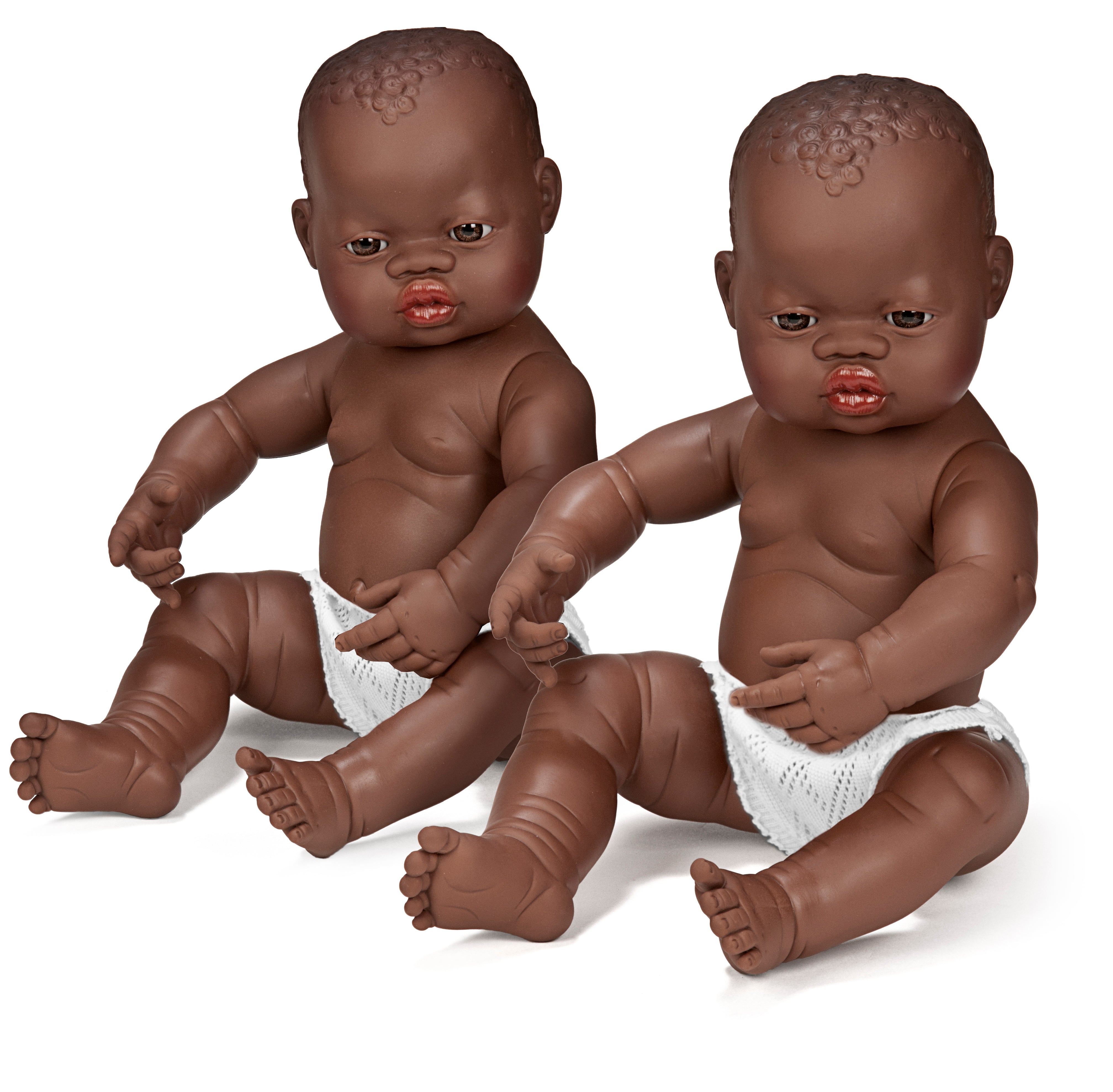 Newborn Baby Doll African Boy 15¾"