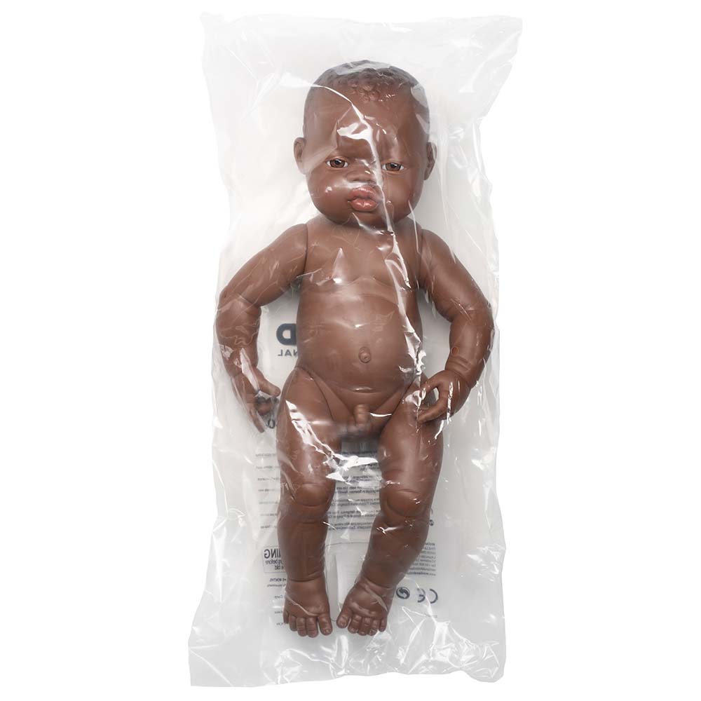 Newborn Baby Doll African Boy 15¾"