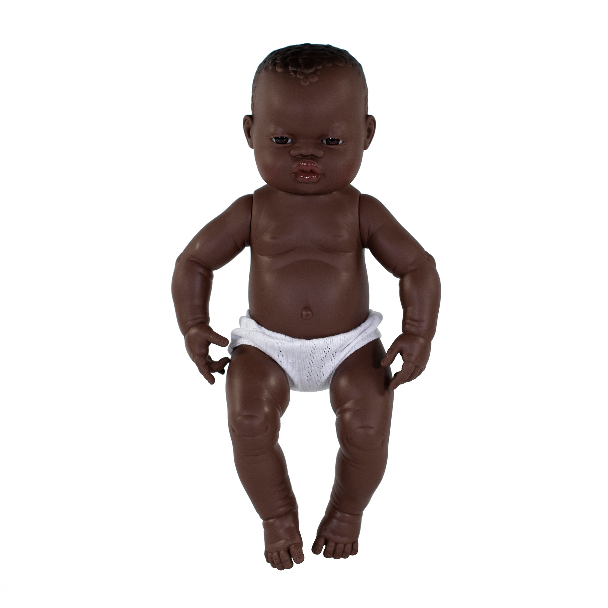 Newborn Baby Doll African Girl 15¾"
