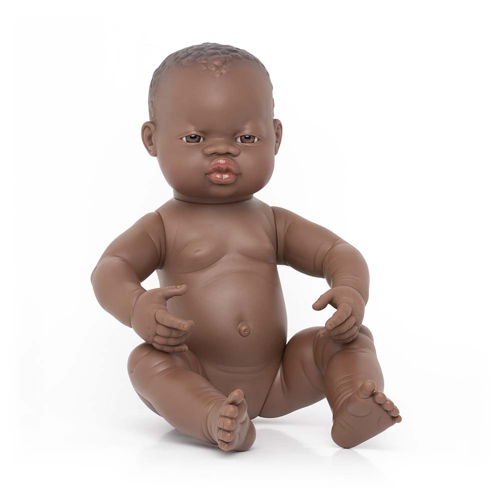 Newborn Baby Doll African Girl 15¾"