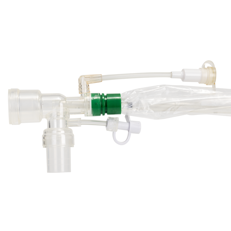 Closed Suction Tracheal Catheter w/ Double Swivel Elbow, 14FR - 10 pcs per Box/2 Boxes per Case
