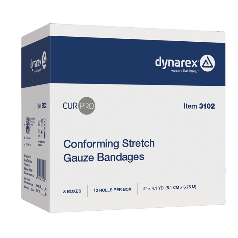 Conforming Stretch Gauze Bandage, 2" - 12 pcs per Box/8 boxes per Case