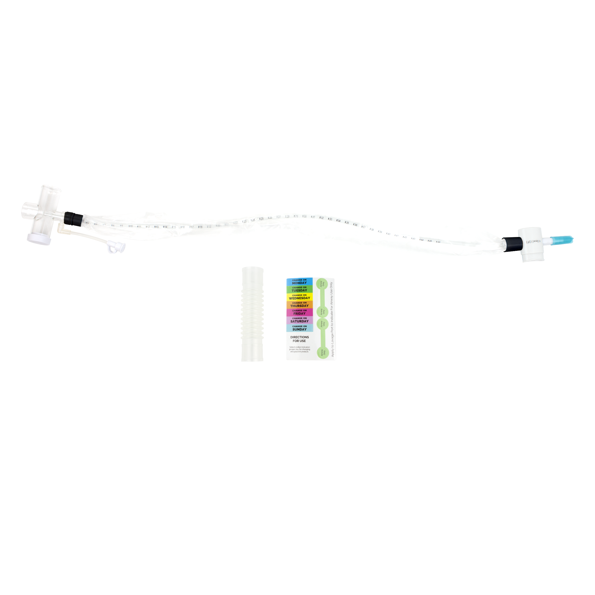 Closed Suction Endotracheal Catheter w/ T-Piece, 10FR - 10 pcs per Box/2 Boxes per Case