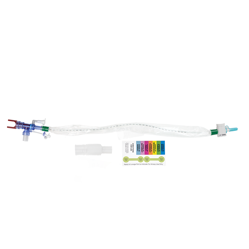 Vortex 72 Closed Suction Endotracheal Catheter, DSE (Double Swivel Elbow), 14FR - 10 pcs per Box/2 Boxes per Case