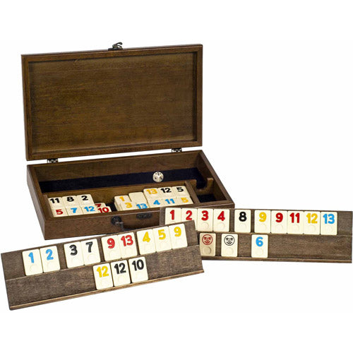 Wood Expressions  Board Games  - 15'' Rummy Set in Wooden Case