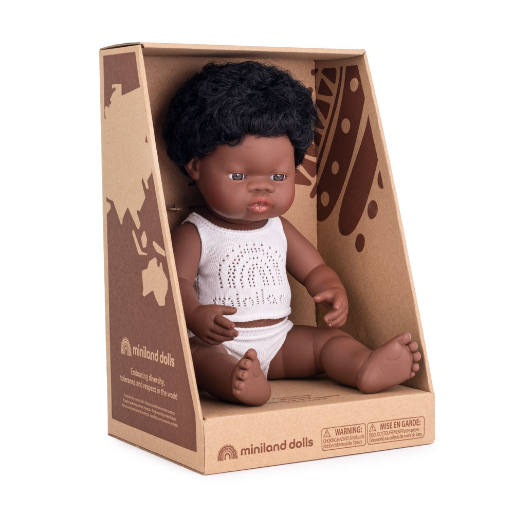 Baby Doll African Boy 15"