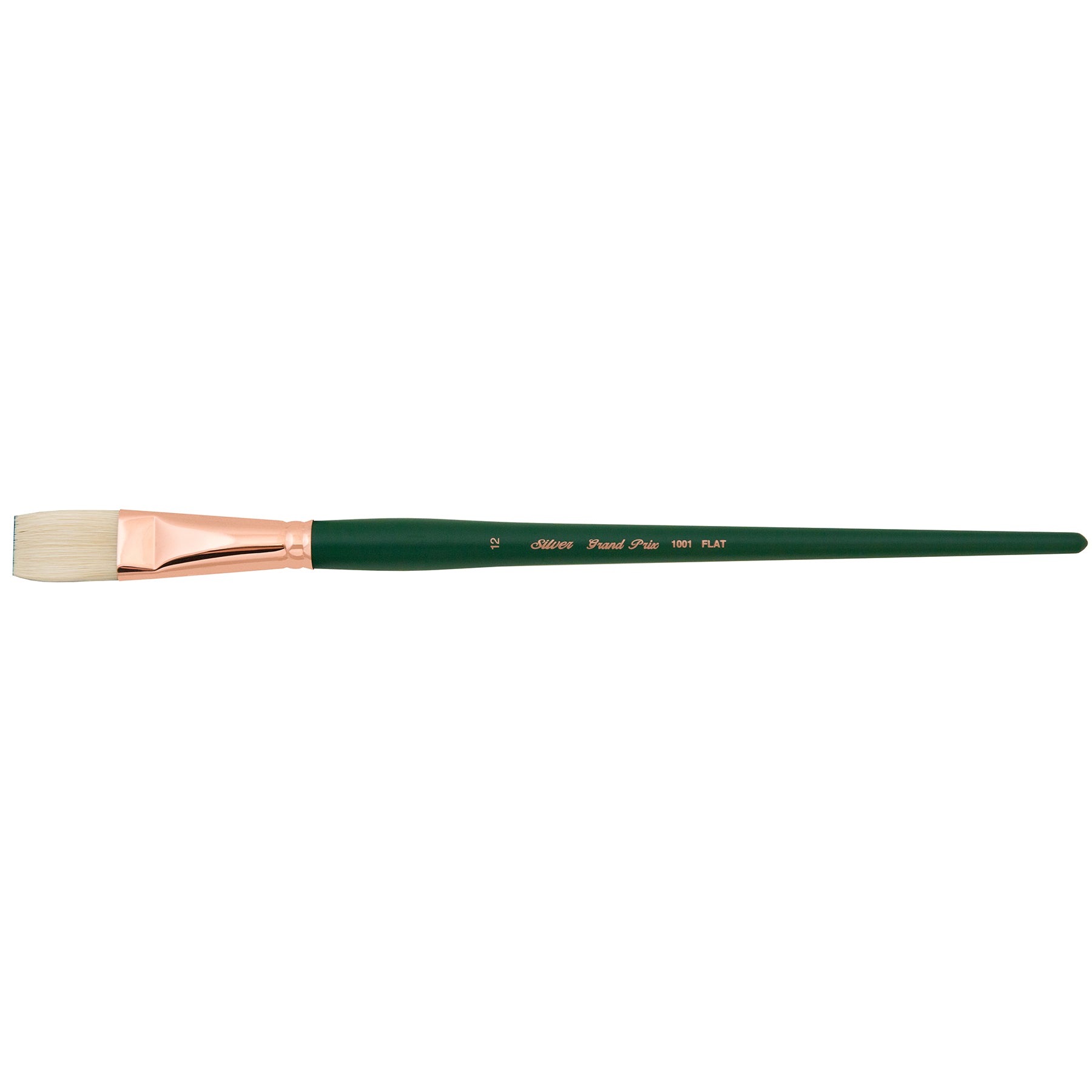 Grand Prix Brush, Flat, Long Handle, Size 12