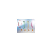 Water Gear Slalom Game Set, Four 24" Hoops and Fillable Weights