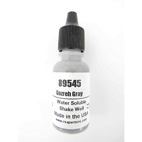 Gozreh Gray Master Series Hobby Paint .5oz Dropper Bottle Pathfinder Colors Reaper Miniatures