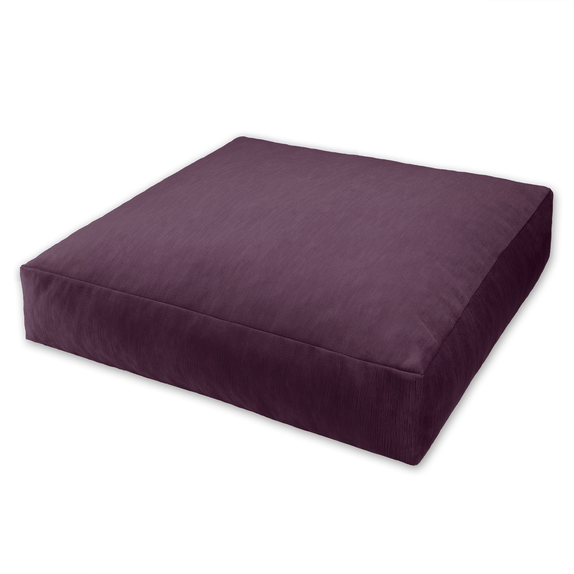 Jaxx Brio Large Décor Floor Pillow/Meditation Yoga Cushion, Plush Microvelvet, Pinot