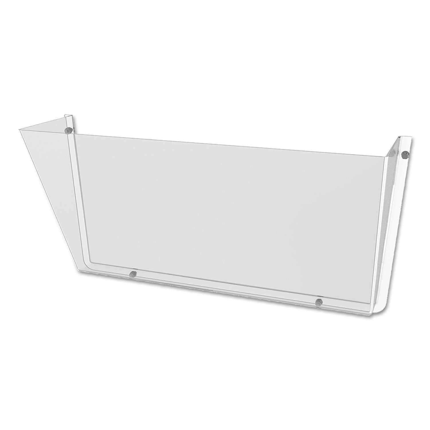 Deflecto Unbreakable DocuPocket - 1 Pocket(s) - 1 Compartment(s) - 6.50" Height x 14.50" Width x 3" Depth - Unbreakable - Clear - Plastic - 1 Each